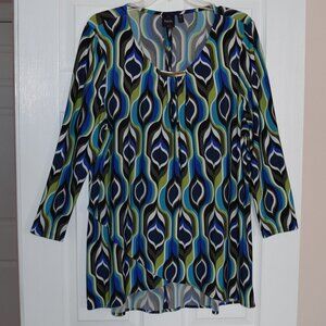 Dazzling Rich Multi-Color Tunic